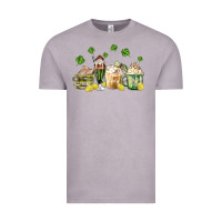 Vintage Zinc patricks day coffee Vintage Tee - MaliasSmallBusiness