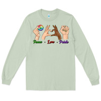 Matcha Peace Love Pride Long Sleeve Tee - BundleAndBundleShop
