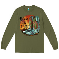 Army Green Blame It All On My Roots Long Sleeve Tee - JahusDesignShop