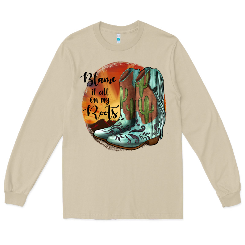 Blame It All On My Roots Long Sleeve Tee by JahusDesignShop | Teevron