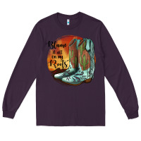 Plum Blame It All On My Roots Long Sleeve Tee - JahusDesignShop
