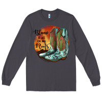 Smoke Blame It All On My Roots Long Sleeve Tee - JahusDesignShop