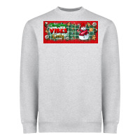 Heather Grey christmas vibes only Heavyweight Sweatshirt - BundleAndBundleShop