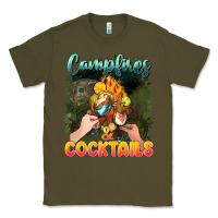 Army Green campfirescocktails Classic Tee - NancyCooperArtShop