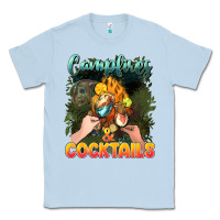Dusty Blue campfirescocktails Classic Tee - NancyCooperArtShop