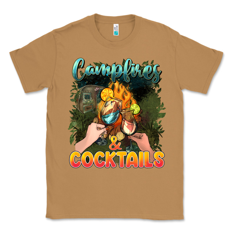 Campfirescocktails Classic Tee by NancyCooperArtShop | Teevron
