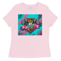 Bubblegum Pink racing pink tumbler Ladies Tee - AdoDesignShop