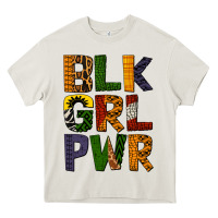 Cream black girl power Heavy Core Tee - BundleAndBundleShop
