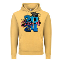 Vintage Mustard class of 2024 Vintage Hoodie - MaliasSmallBusiness