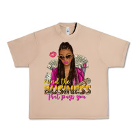 Burro mind the business that pays you afro woman Urban Heavy Tee - NancyCooperArtShop