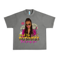 Tornado mind the business that pays you afro woman Urban Heavy Tee - NancyCooperArtShop