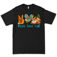 Black peace love fall ado Premium Tee - AdoDesignShop