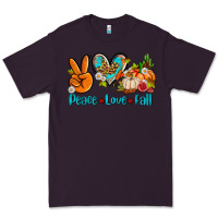 Plum peace love fall ado Premium Tee - AdoDesignShop
