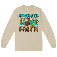 Mushroom Strength Hope Faith Long Sleeve Tee - BundleAndBundleShop