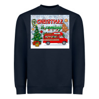 Navy christmas is coming tumbler Heavyweight Sweatshirt - BundleAndBundleShop