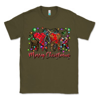 Army Green merry Christmas teeth Classic Tee - CowhideDigitalArt