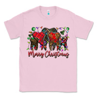 Bubblegum Pink merry Christmas teeth Classic Tee - CowhideDigitalArt