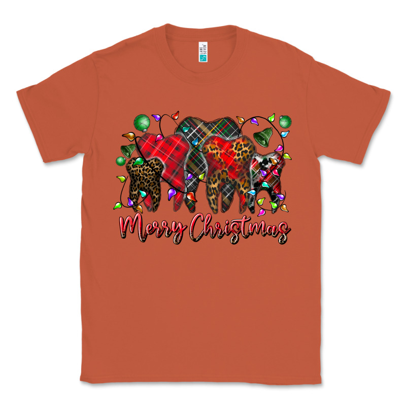 Merry Christmas Teeth Classic Tee by CowhideDigitalArt | Teevron