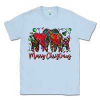 Dusty Blue merry Christmas teeth Classic Tee - CowhideDigitalArt