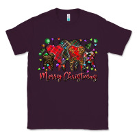 Plum merry Christmas teeth Classic Tee - CowhideDigitalArt