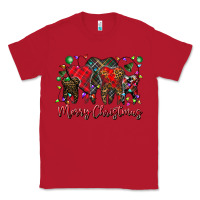 Red merry Christmas teeth Classic Tee - CowhideDigitalArt