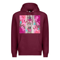 Burgundy warrior Premium Hoodie - CowGirlArtShop