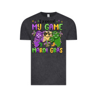 Vintage Black i paused my game for mardi gras Vintage Tee - MaliasSmallBusiness