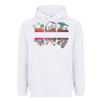 White custom name nurse Heavyweight Hoodie - CowGirlArtShop