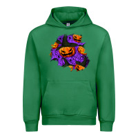 Emerald halloween pumpkin patch  1 Urban Hoodie - BundleAndBundleShop