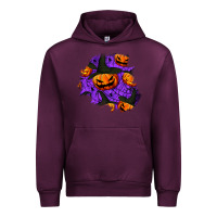 Mauve Wine halloween pumpkin patch  1 Urban Hoodie - BundleAndBundleShop