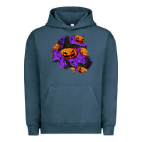 Pigment Midnight Navy halloween pumpkin patch  1 Urban Hoodie - BundleAndBundleShop