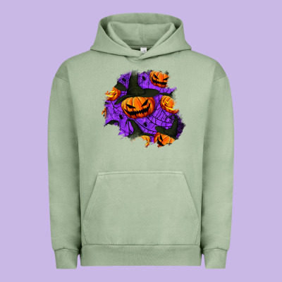 Halloween Pumpkin Patch  1 Urban Hoodie Designed By Bundleandbundleshop