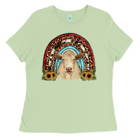 Matcha charolais  rainbow Ladies Tee - JahusDesignShop