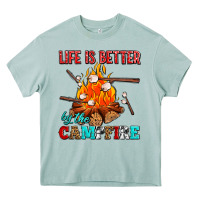 Arona life is better by the campfire with marshmallows Heavy Core Tee - AdoDesignShop