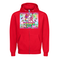 Red Pride Day LGBTQ+ Zipper Hoodie - NancyCooperArtShop