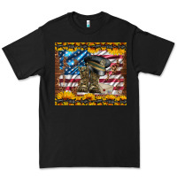 Black westerm usa army boots Premium Tee - Artiststas