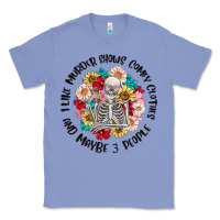 Colony Blue i like murder shows comfy clothes and like 3 peopl Classic Tee - MaliasSmallBusiness