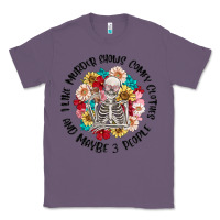 Lavender i like murder shows comfy clothes and like 3 peopl Classic Tee - MaliasSmallBusiness