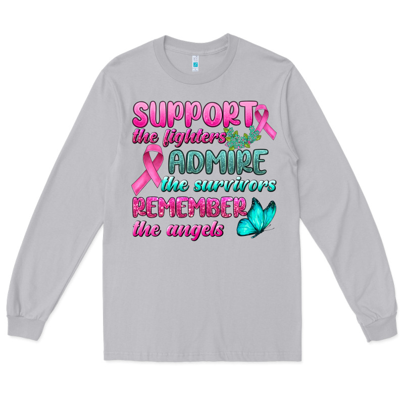 Support The Lighters Admire The Survivors Remember The Angels Long Sleeve Tee by BundleAndBundleShop | Teevron