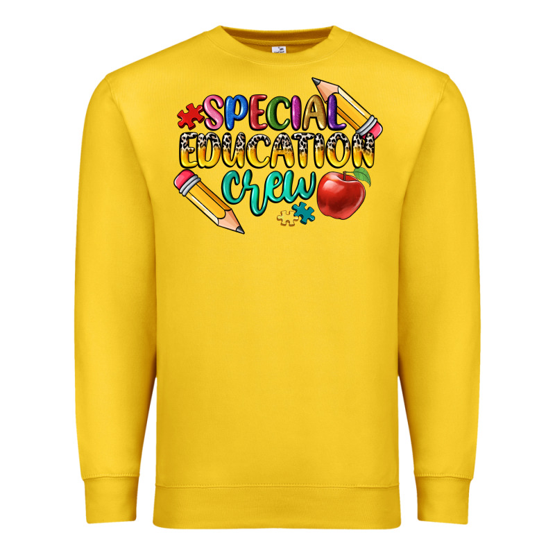 Special Education Crew Premium Sweatshirt by CowGirlArtShop | Teevron