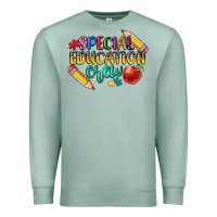 Seafoam special education crew Premium Sweatshirt - CowGirlArtShop