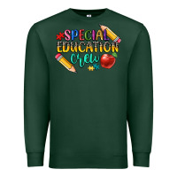 Sports Green special education crew Premium Sweatshirt - CowGirlArtShop