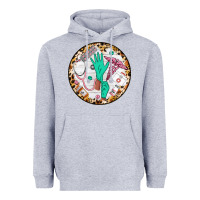 Heather Grey nurse coaster Heavyweight Hoodie - CowGirlArtShop