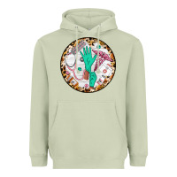 Matcha nurse coaster Heavyweight Hoodie - CowGirlArtShop