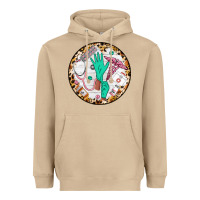 Mushroom nurse coaster Heavyweight Hoodie - CowGirlArtShop