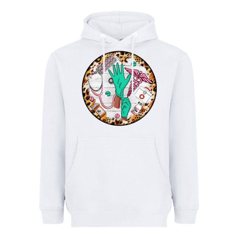 Nurse Coaster Heavyweight Hoodie by CowGirlArtShop | Teevron