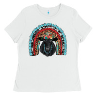 White black angus  rainbow Ladies Tee - JahusDesignShop