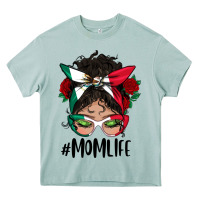 Arona mexican mom life messy bun mama Heavy Core Tee - BundleAndBundleShop