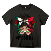 Asphalt mexican mom life messy bun mama Heavy Core Tee - BundleAndBundleShop