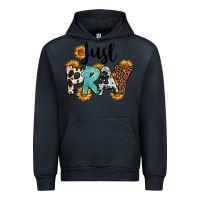 Navy Just Pray Urban Hoodie - FaDigitalArtStudio